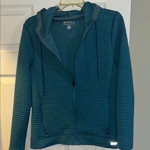 NOBULL Blue Quilted Hoodie